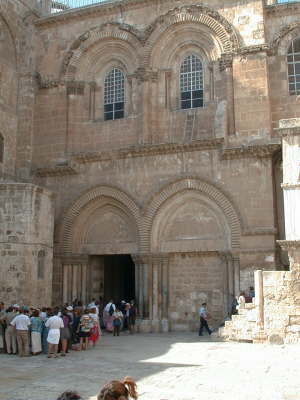 Enterance to the Holy Sepulchre
