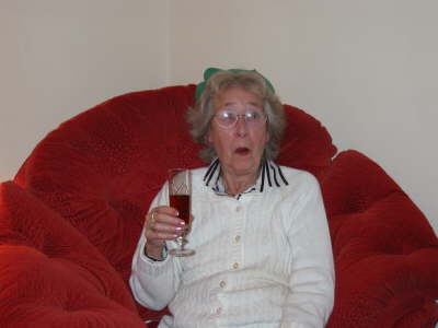Mum with sherry