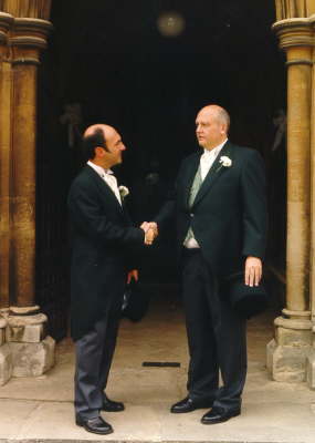 Shaking hands